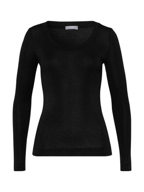 HANRO Silk/Cashmere Silk And Cashmere Scoop Neck Top
