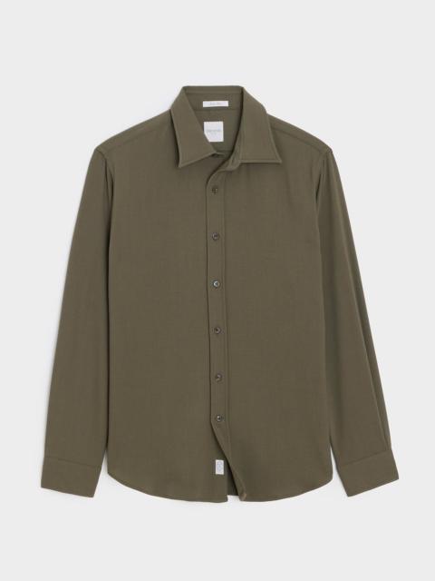 TODD SNYDER Italian Crepe Wool Shirt