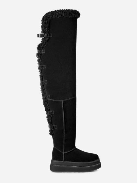 UGG ® Women's ® sacai Thigh High Boot Suede Classic Boots in Black