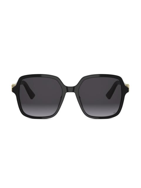 Dior Women's DiorTreasure S1I 54MM Square Sunglasses - Black