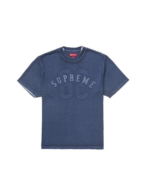 Supreme Overprint S/S Top Navy