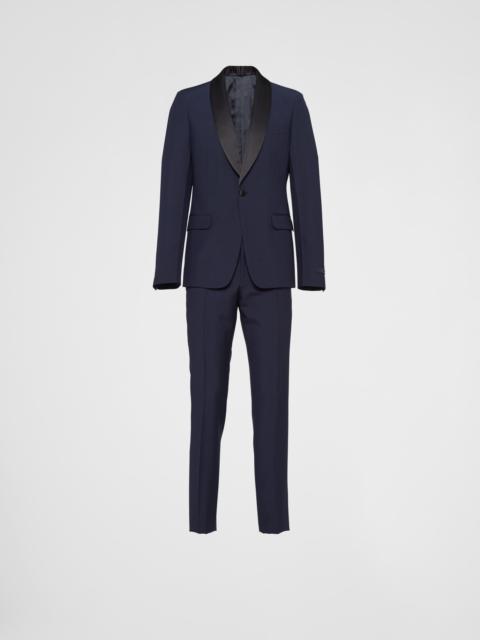 Prada Single-breasted wool and mohair tuxedo