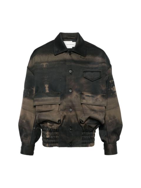 FENG CHEN WANG gradient-effect bomber jacket