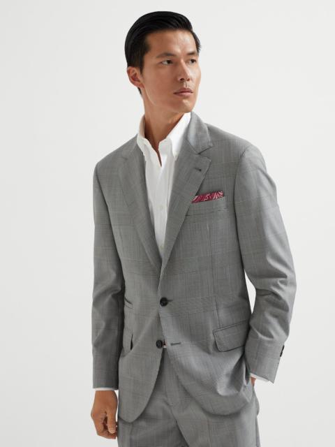 Brunello Cucinelli Super 150s virgin wool Prince of Wales jacket