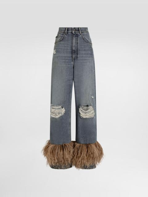 Dolce & Gabbana 5-pocket denim trousers
