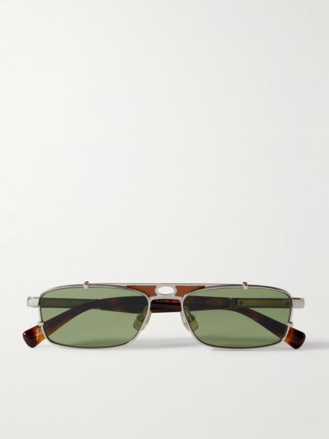 Brunello Cucinelli Paloma Aviator-style Acetate And Titanium Sunglasses