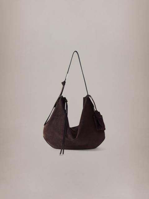 AMIRI WOMEN'S SUEDE BISCOTTO SHOULDER BAG