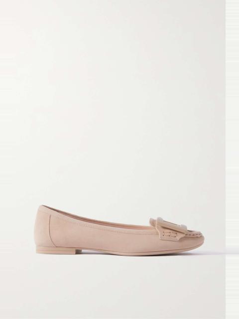 Roger Vivier Buckled suede loafers