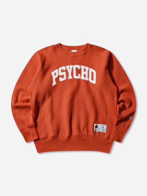 UNDERCOVER Men's Champion Psycho Crewneck Sweatshirt Red