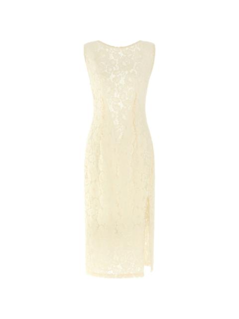 PINKO lace split midi dress