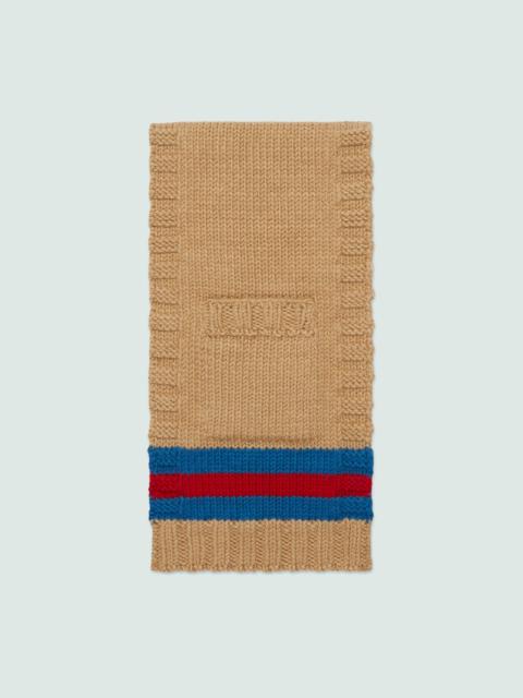 GUCCI Wool scarf with pockets