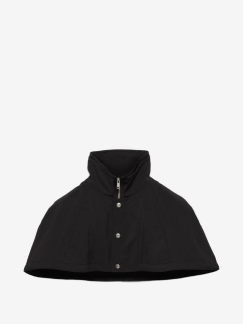 Prada technical fabric capelet