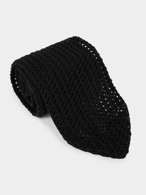 TODD SNYDER Italian Cotton Open Weave Knit Tie