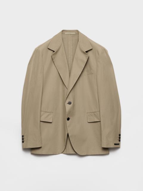 Prada Single-breasted cotton jacket