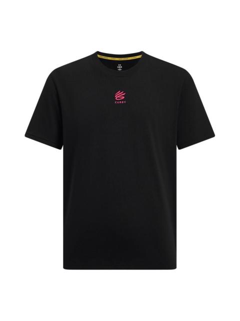 Under Armour Under Armour Curry Tour Graphic T-shirt 'Black Pink' 6003083-001
