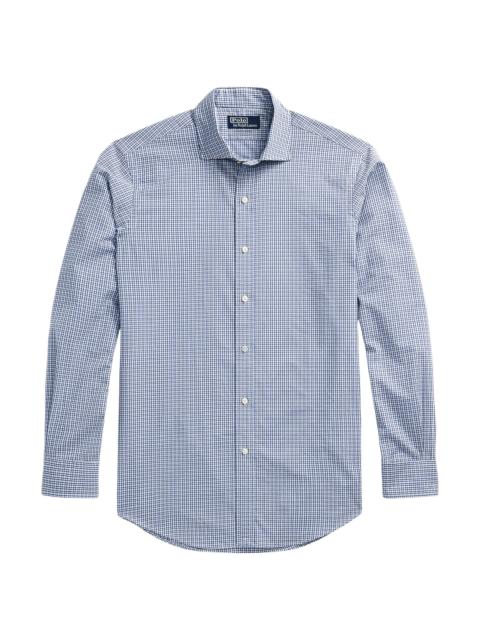 Polo Ralph Lauren Men's Micro-Checked Cotton Shirt - White Blue Multi