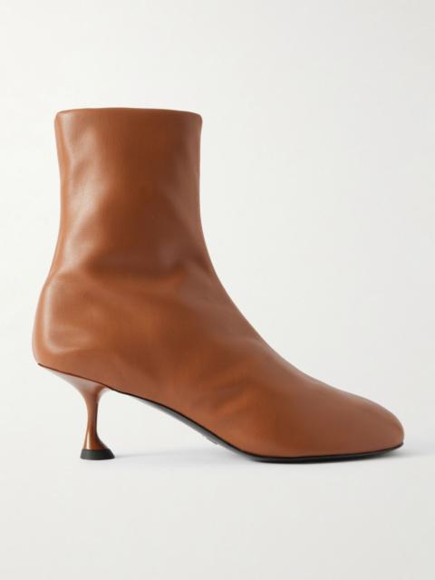 Proenza Schouler Tee leather ankle boots Light brown