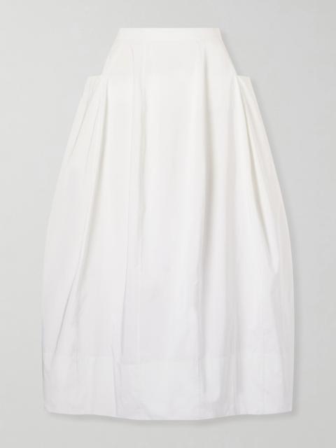 Tibi Lantern Paneled Shell Skirt