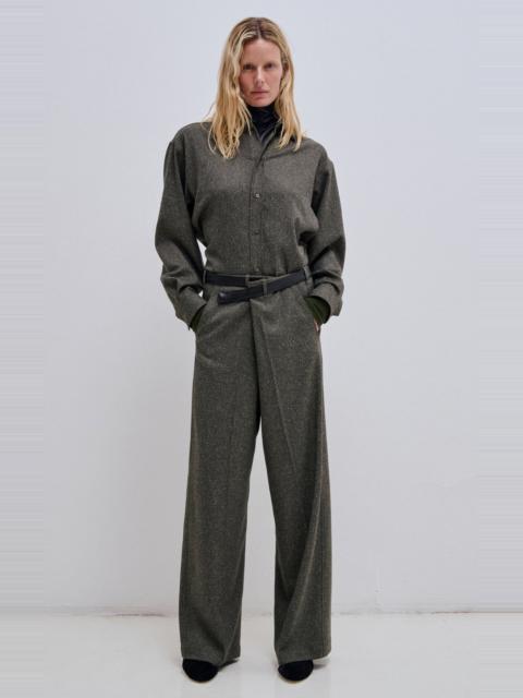 DARKPARK Gaia Tailored Wide-Leg Pants green