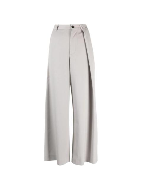 MM6 Maison Margiela pleated cropped trousers