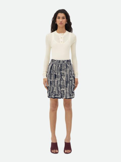 Bottega Veneta Hw Wo Boucle Knit Skirt | italist | REVERSIBLE