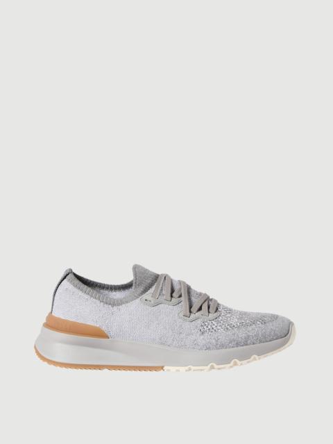 Brunello Cucinelli Cotton chiné knit runners