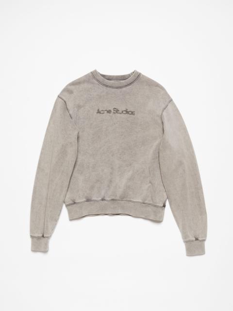 Acne Studios Blurred logo sweater - Faded Grey
