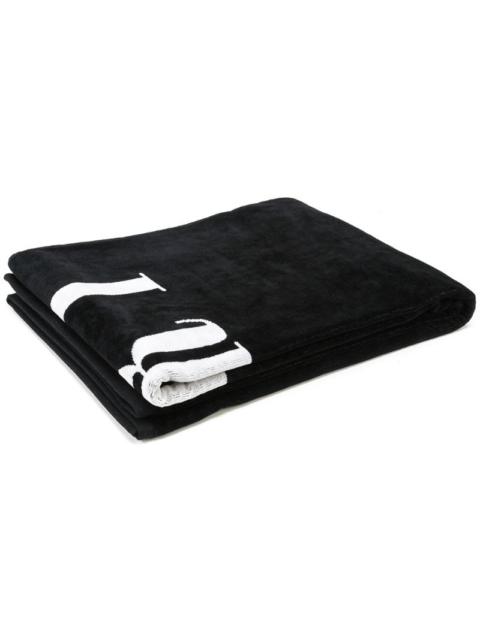 AMIRI logo-print beach towel