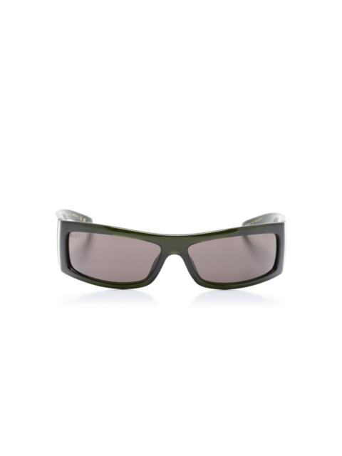 rectangular-frame sunglasses