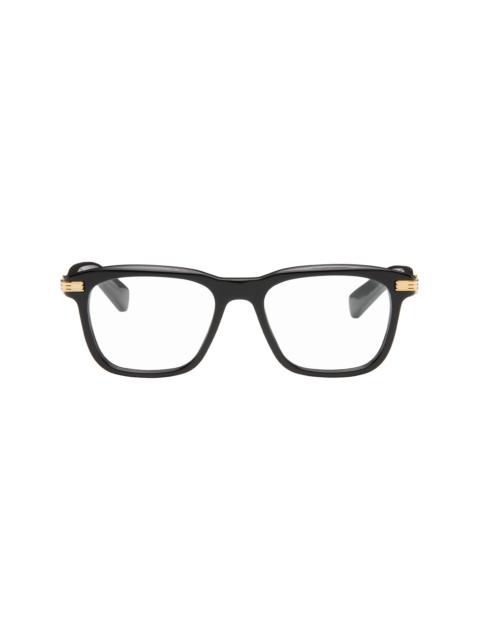Cartier Black Premiare Rectangular Acetate Glasses