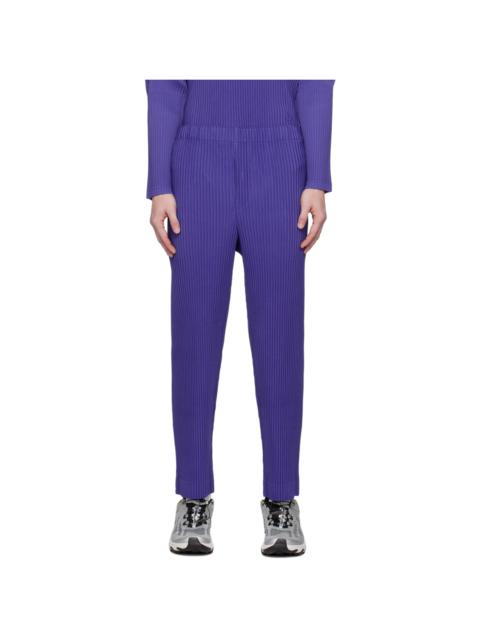 ISSEY MIYAKE Purple Monthly Color September Trousers