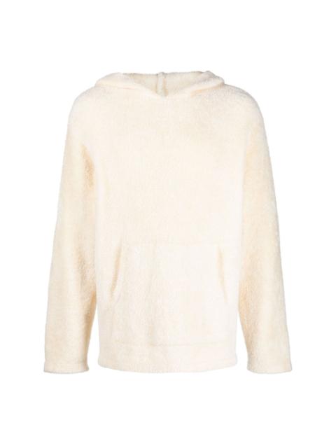 Sandro terry-knit fleece hoodie