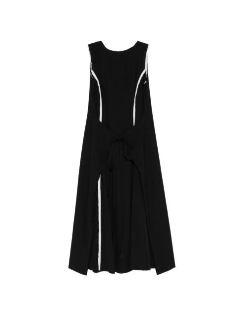 A TENTATIVE ATELIER Kimono gathered dart dress
