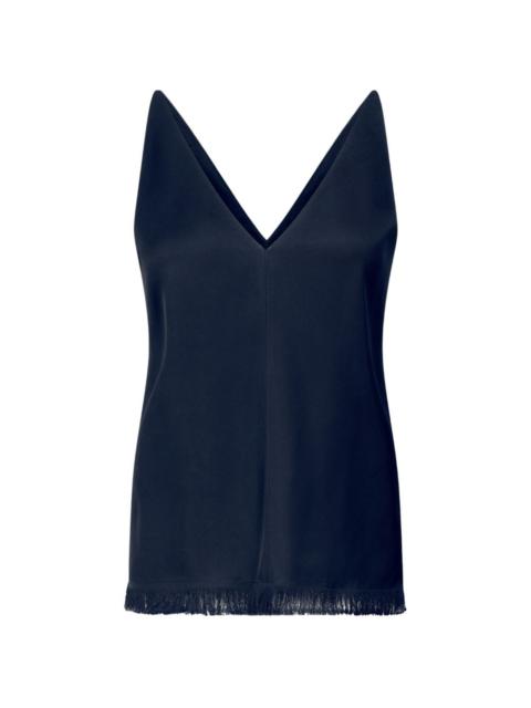 FFORME Emory fringe-trim blouse