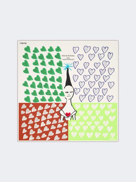 Max Mara TEMPRA Heritage Foulard New Edition - Max Mara’s 75th Anniversary - WHITE