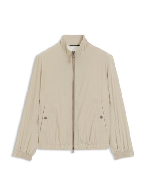 BOSS WATER-REPELLENT ZIPPERED JACKET WITH TWO-WAY STRETCH