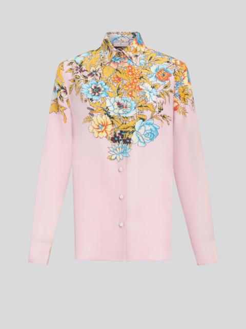 Etro CREPE DE CHINE SHIRT WITH PLACED PRINT