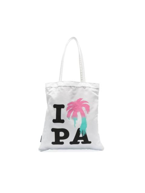 Palm Angels I Love PA tote bag