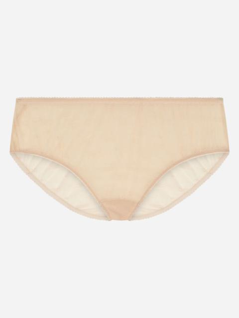 Dolce & Gabbana Jacquard tulle briefs