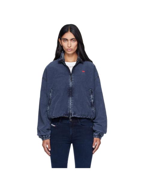 Diesel Black Faded Bomber Jacket