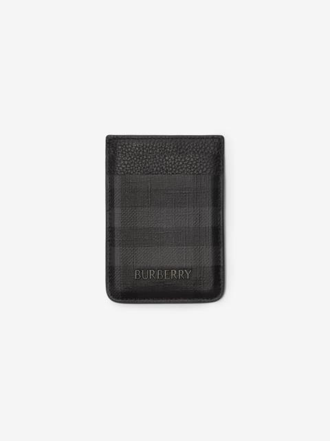Burberry City Check Magnetic Card Case