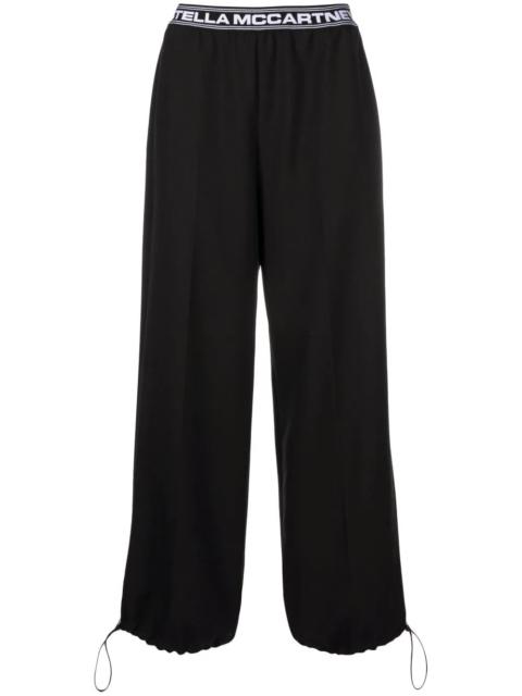 Stella McCartney logo-waistband 풍선 바지