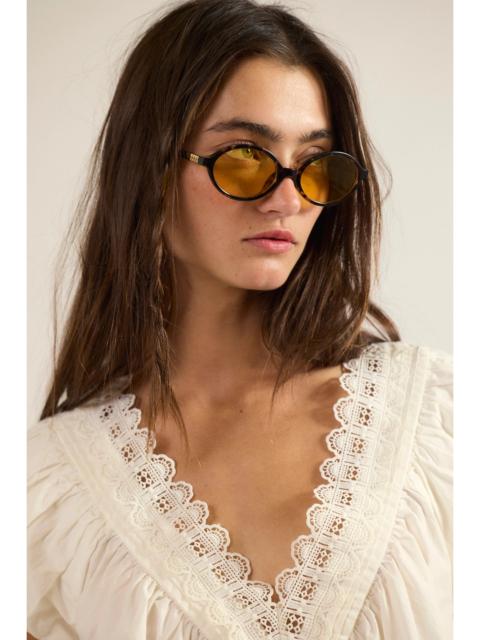 FREE PEOPLE Oh Hello Round Sunglasses
