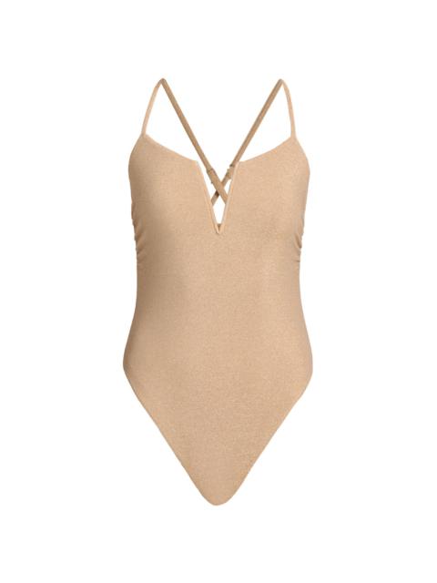 RAMY BROOK Women's Bexley Metallic One-Piece Swimsuit - Gold