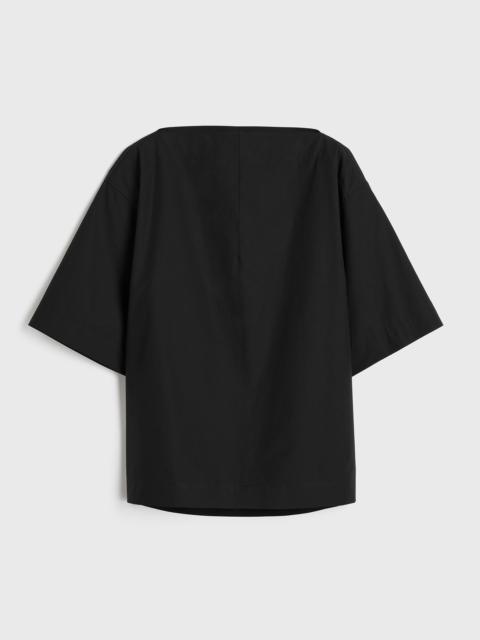 Totême Dart-neck cotton top black