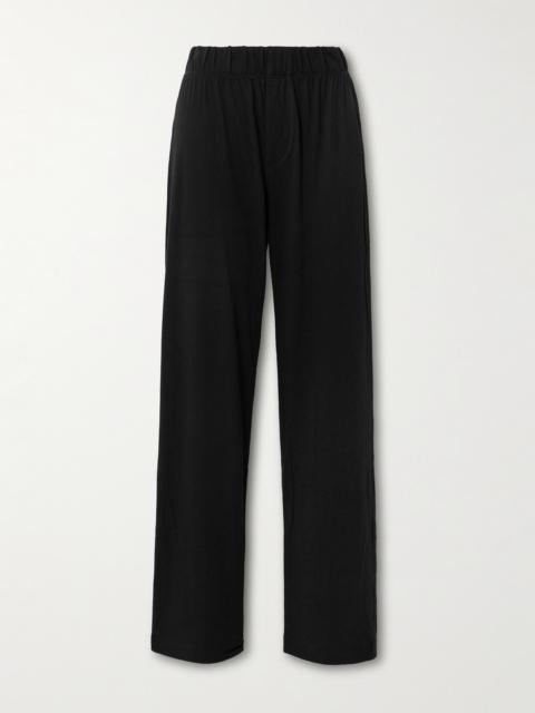 ÉTERNE Lounge Cotton And Modal-blend Jersey Staight-leg Pants