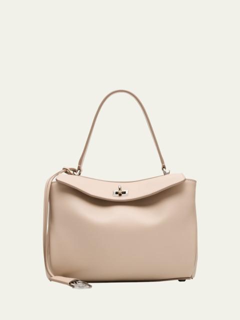 BALENCIAGA Rodeo Small Calfskin Top-Handle Bag