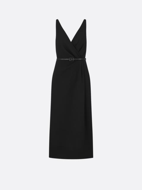 Wraparound Mid-Length Dress