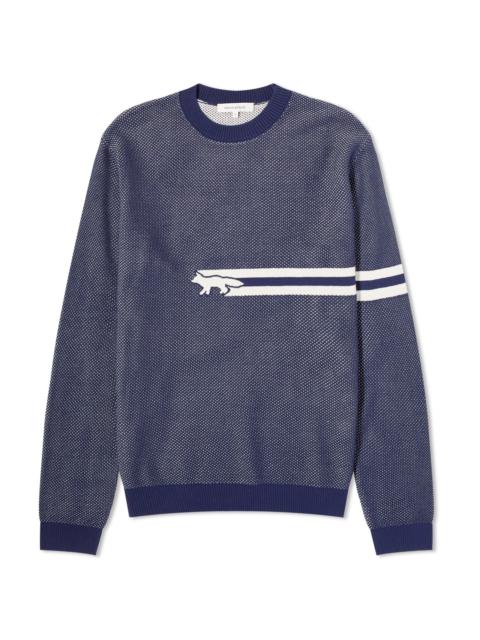 Maison Kitsuné Maison Kitsuné Flash Fox Knit Sweat