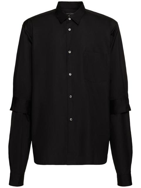 Comme des Garçons Homme Plus Multi-layer cotton shirt